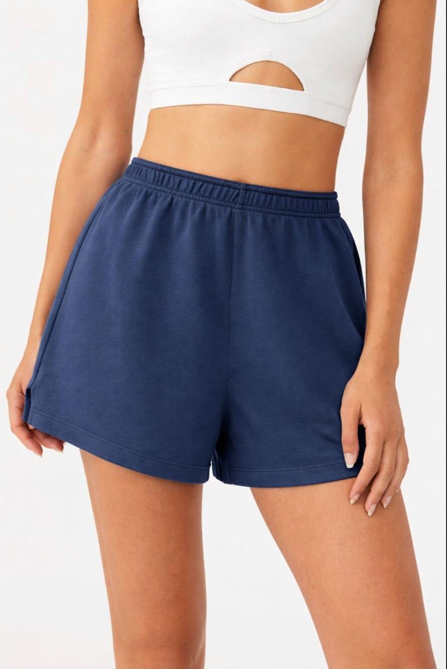 Outdoor Voices Womens Rugby Athletic Shorts XS Dark Blue 3" Inseam NWT